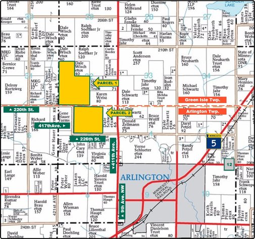 Image for Sale Pending - Sibley Co., MN - 354.30 Ac., m/l (190-0019)
