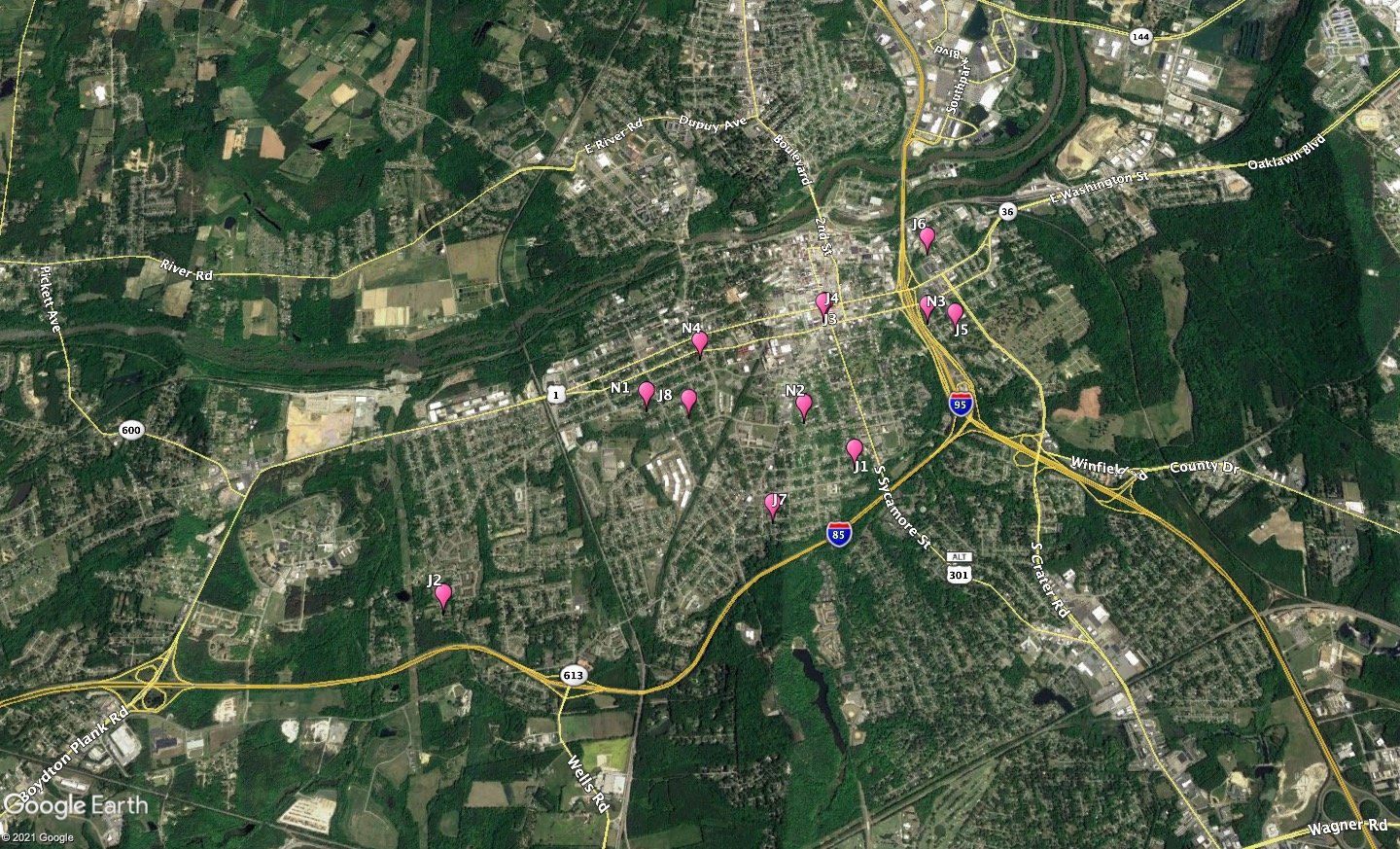 City of Petersurg, VA Tax Delinquent Real Estate September 20, 2021