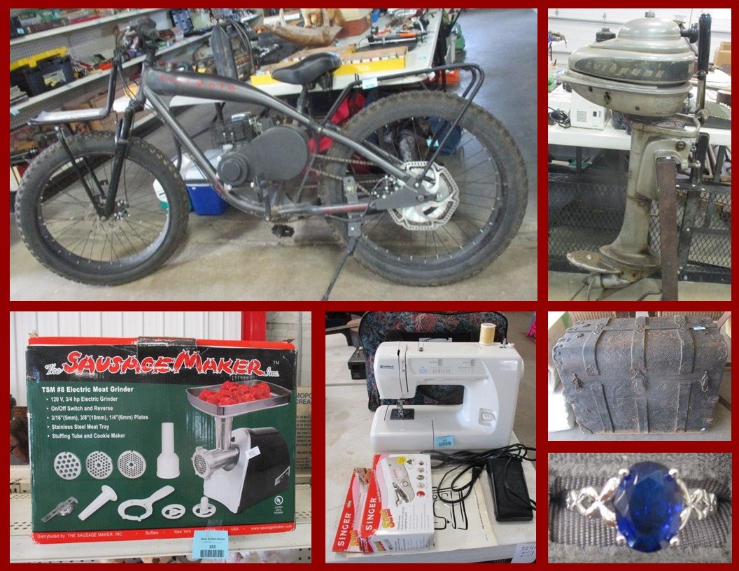 Image for Vintage Motor Bike, Sporting, Phone Supplies and Furniture