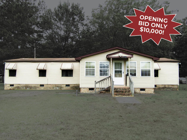 Image for Trustee Auction | Single Family Home | 3 BD/2 BA | 1,796 ± SF | Assessed At $90,800 | 15223 Grizzard St., Branchville ,VA