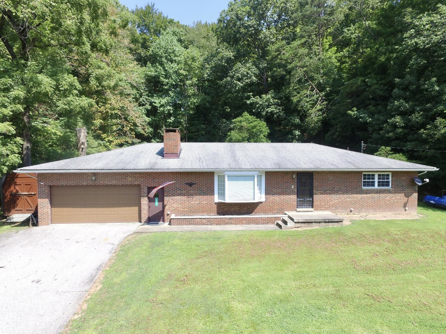 Image for SOLD $126,500 - 3 Bedroom Brick Ranch on 5 Acres Selling to the Highest Bidder