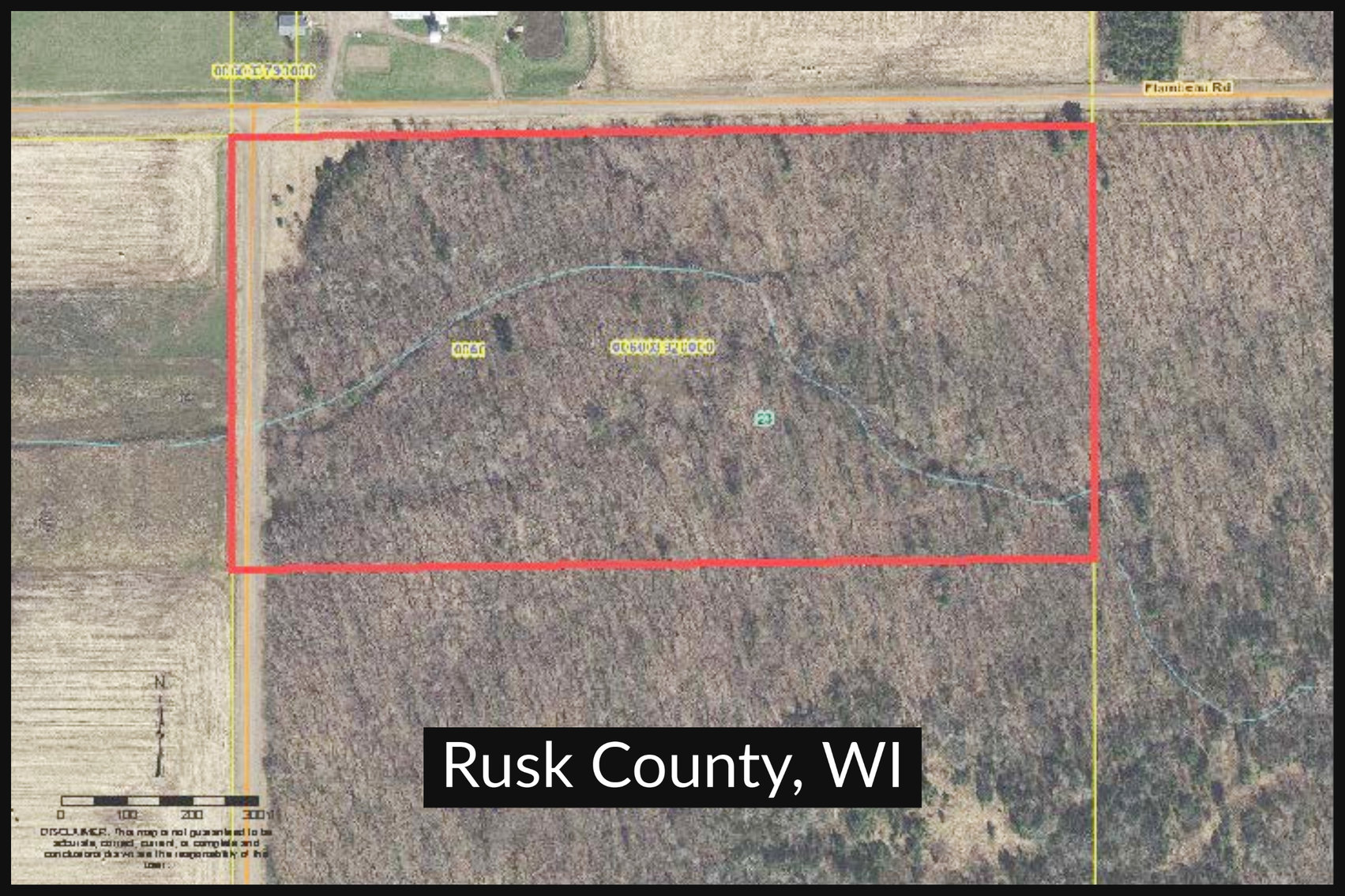 Rusk County Wi Gis 20± Acres Recreational Land - Rusk County, Wi