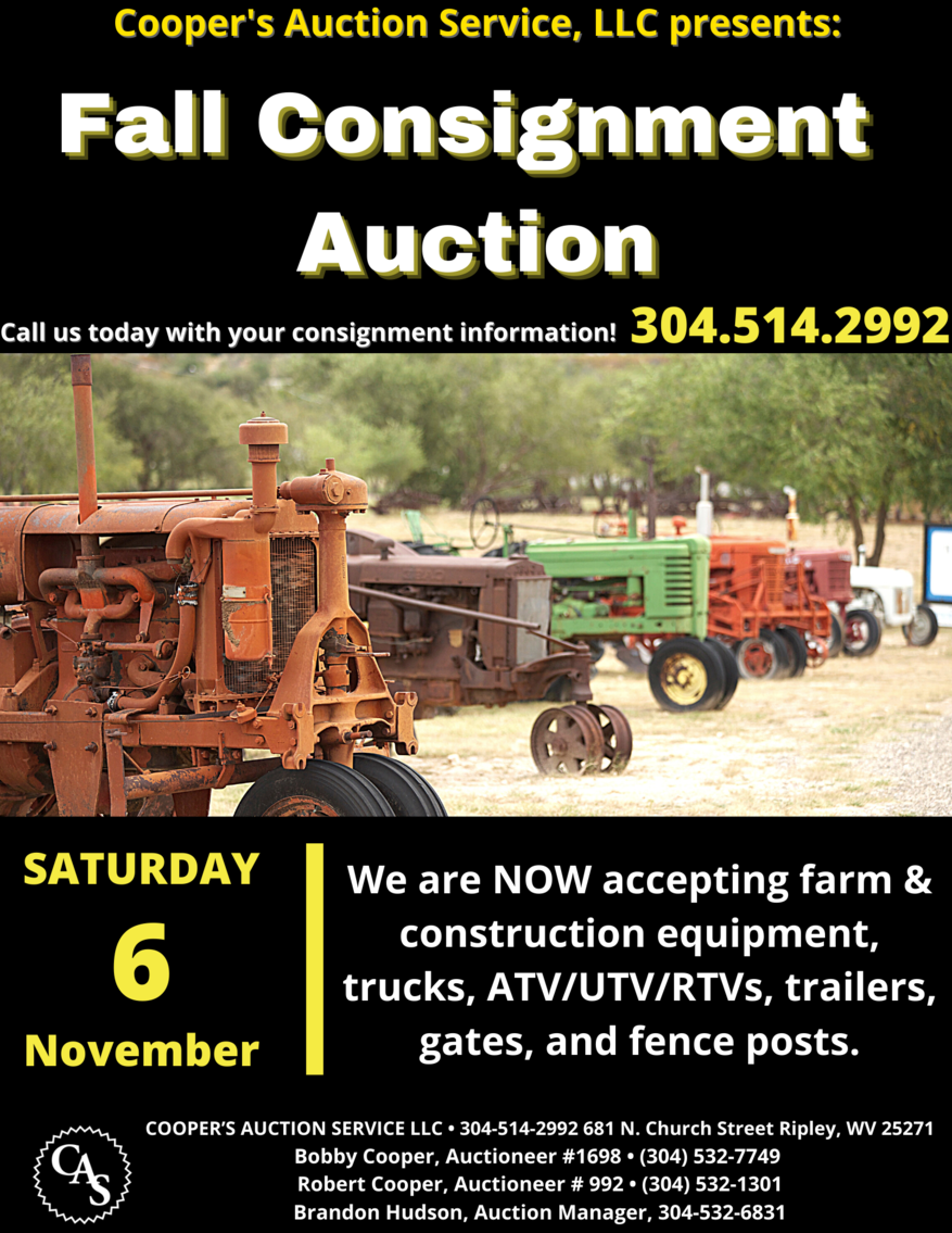 Image for 2021 Fall Equipment Auction