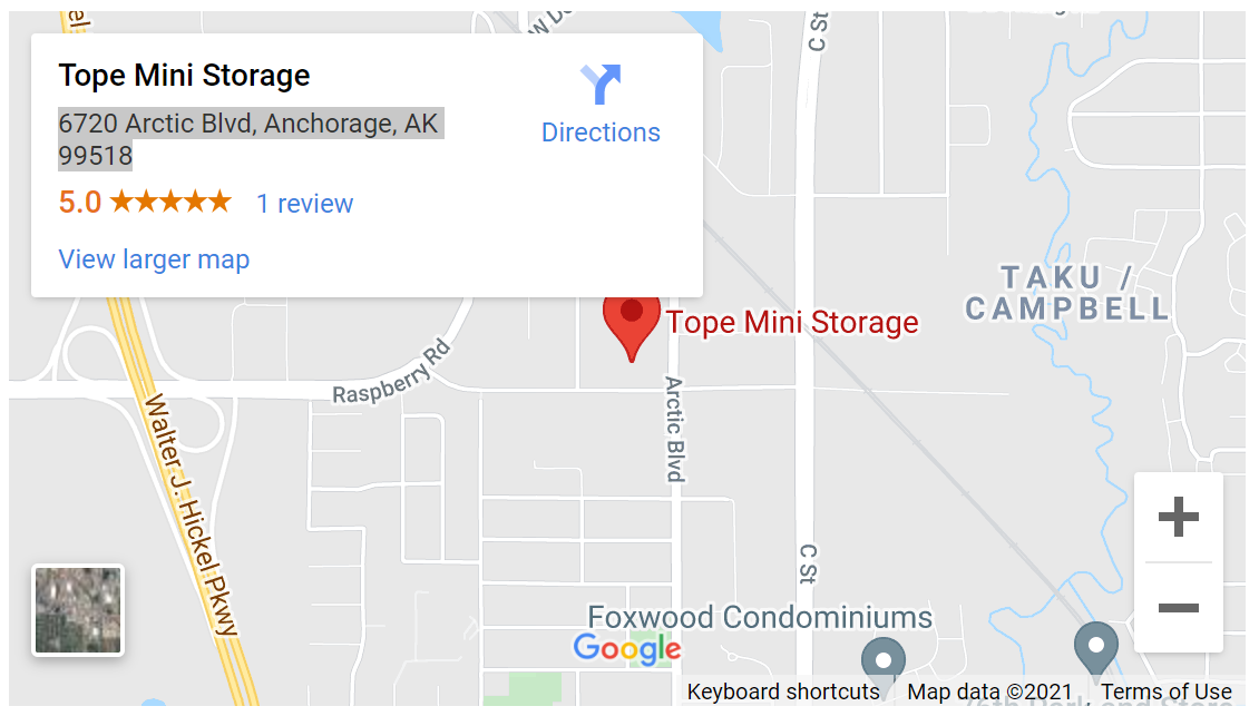 Image for Tope Storage: Storage Unit Live-Online Auction
