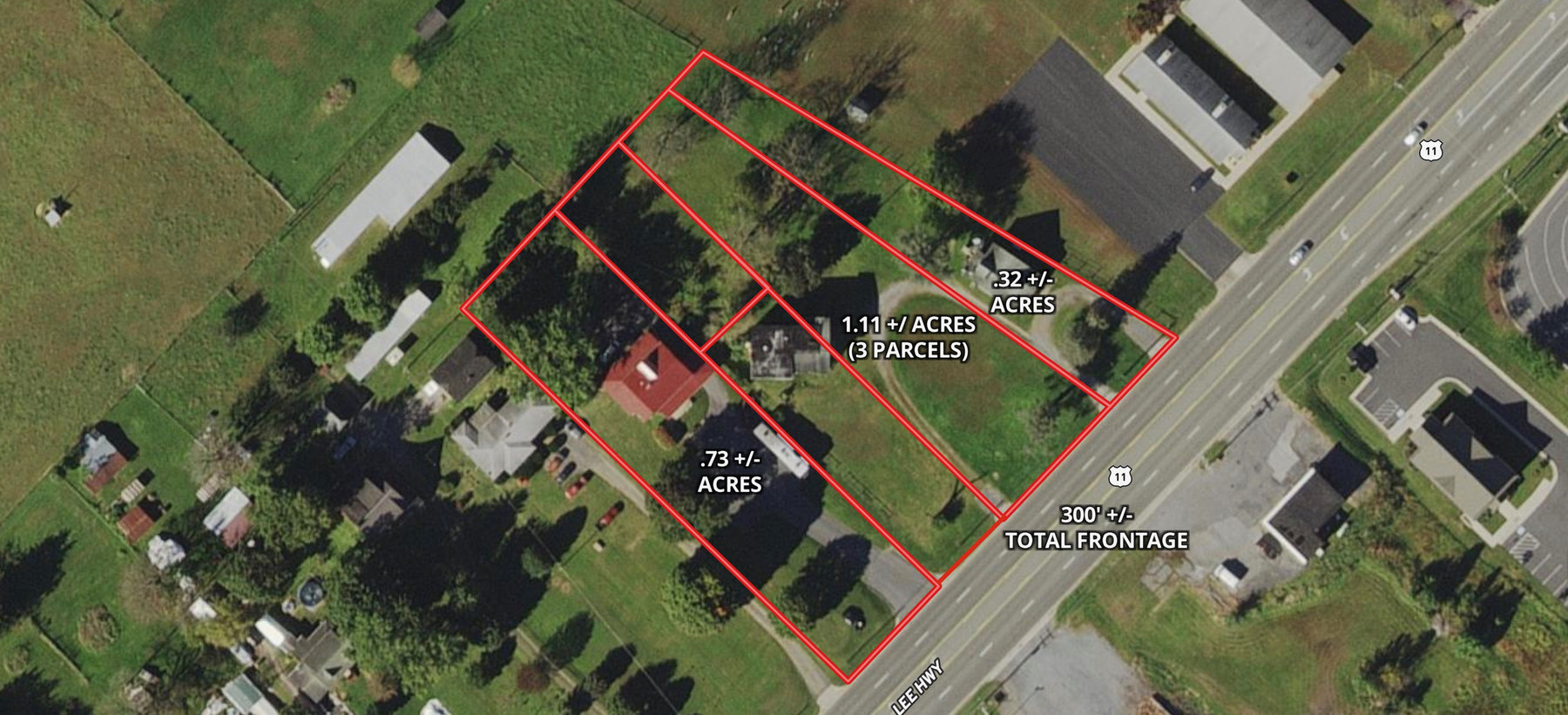 Image for .73 +/- Acres w/2 Story Structure Fronting Rt. 11 (Lee Hwy.) in Augusta County, VA--SELLING to the HIGHEST BIDDER!!