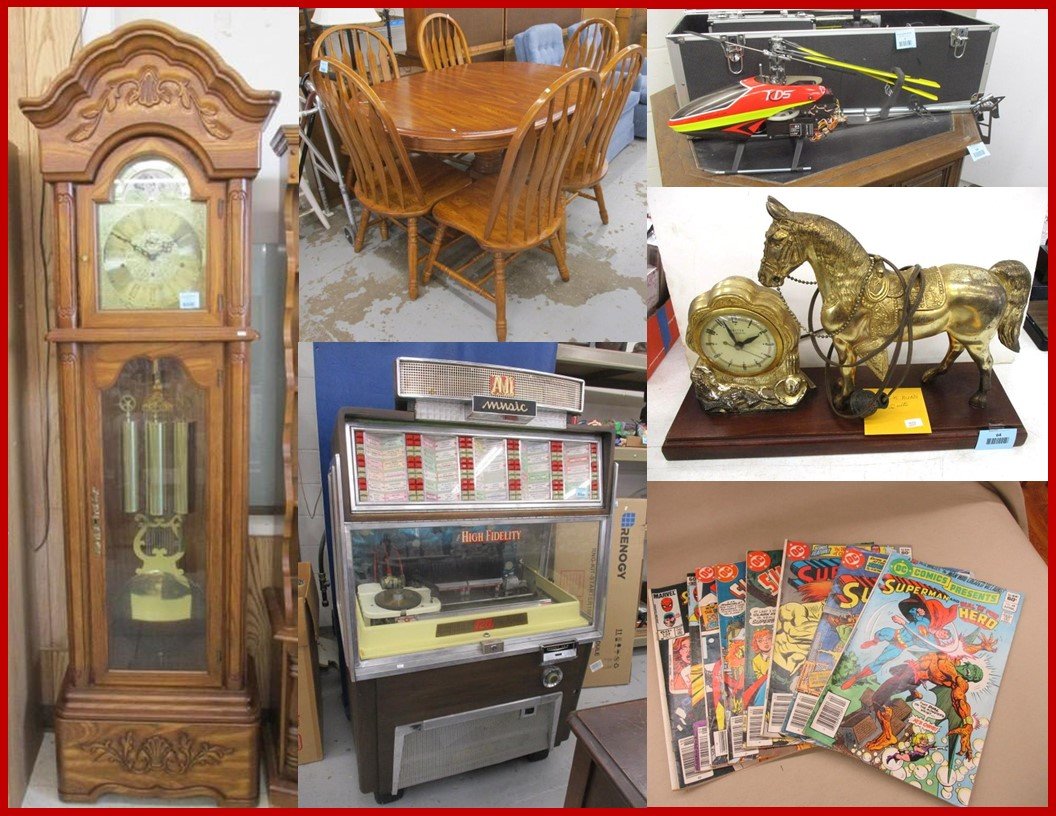 Image for Furniture, Antiques, Jukebox and Collectibles (blue tag)