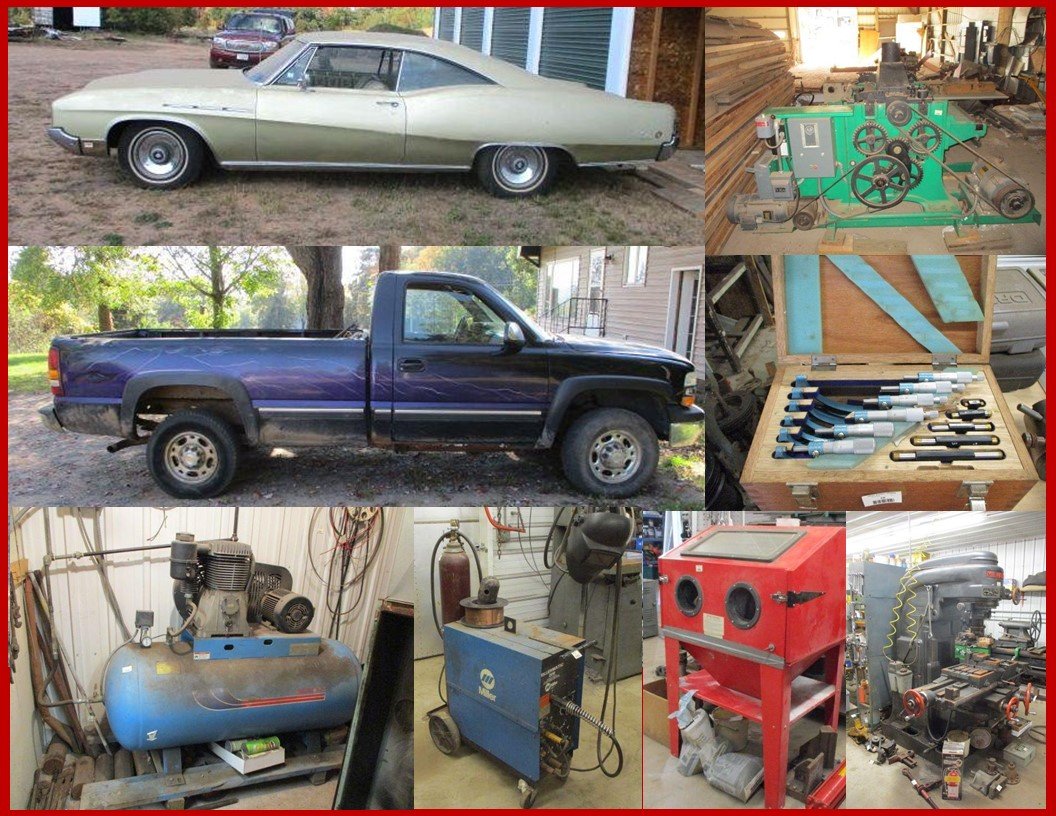 Image for Harvey Roberts Machining, Vehicles, Shop & Tools (Day 1)