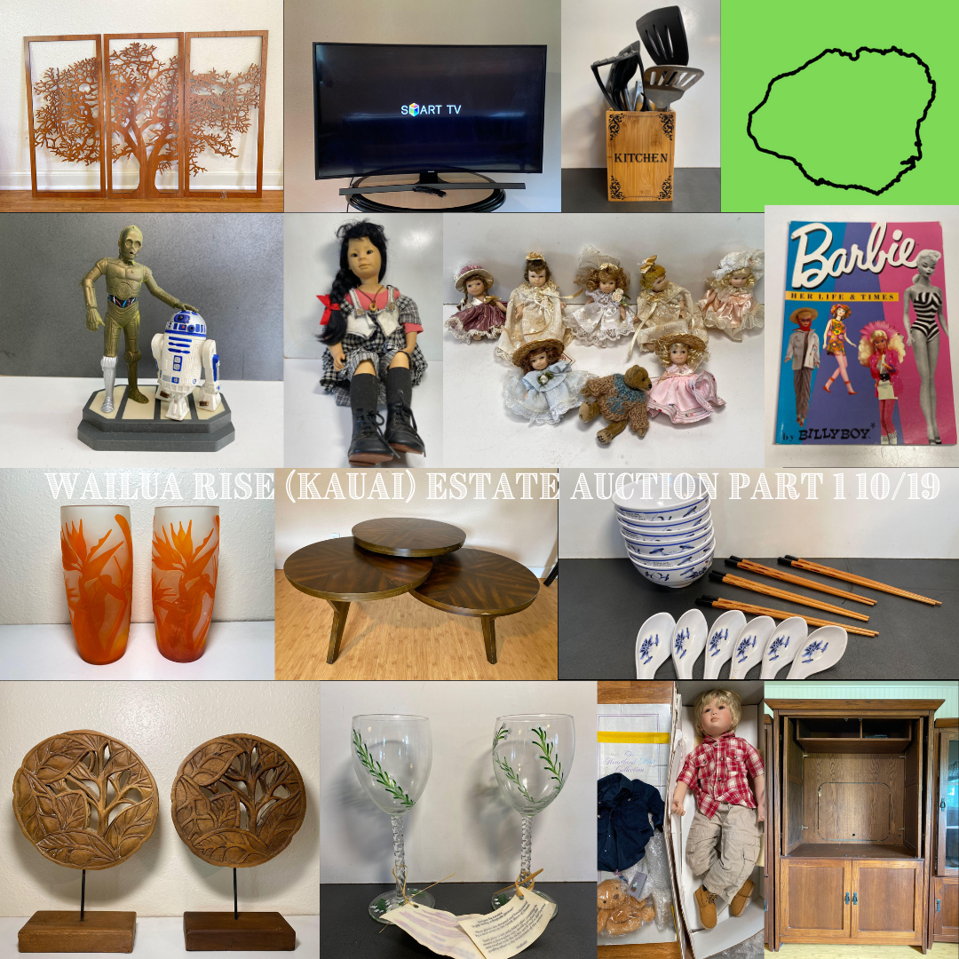 Image for Wailua Rise (KAUAI) Estate Auction Part 1 10/19