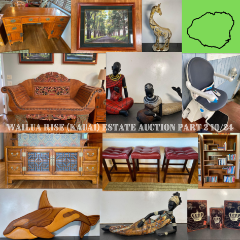Image for Wailua Rise (KAUAI) Estate Auction Part 2 10/24