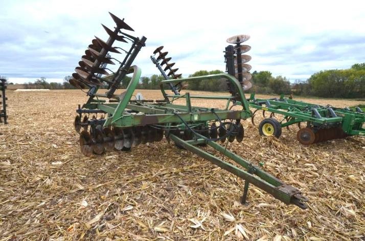 JD 9400 COMBINE, JD 4250 TRACTOR, AND FARM EQUIPMENT