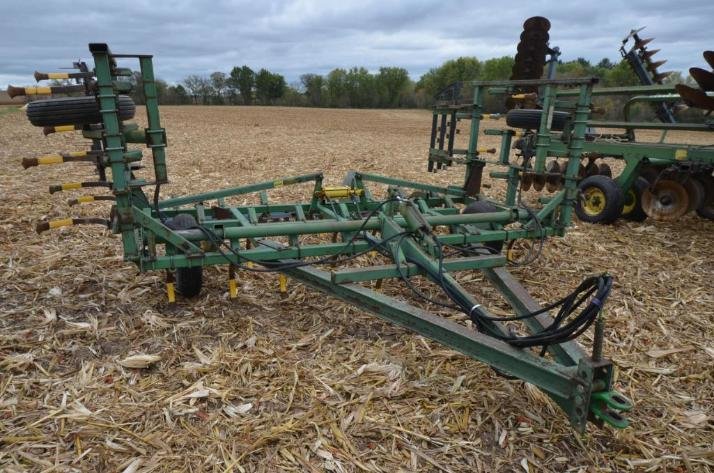 JD 9400 COMBINE, JD 4250 TRACTOR, AND FARM EQUIPMENT