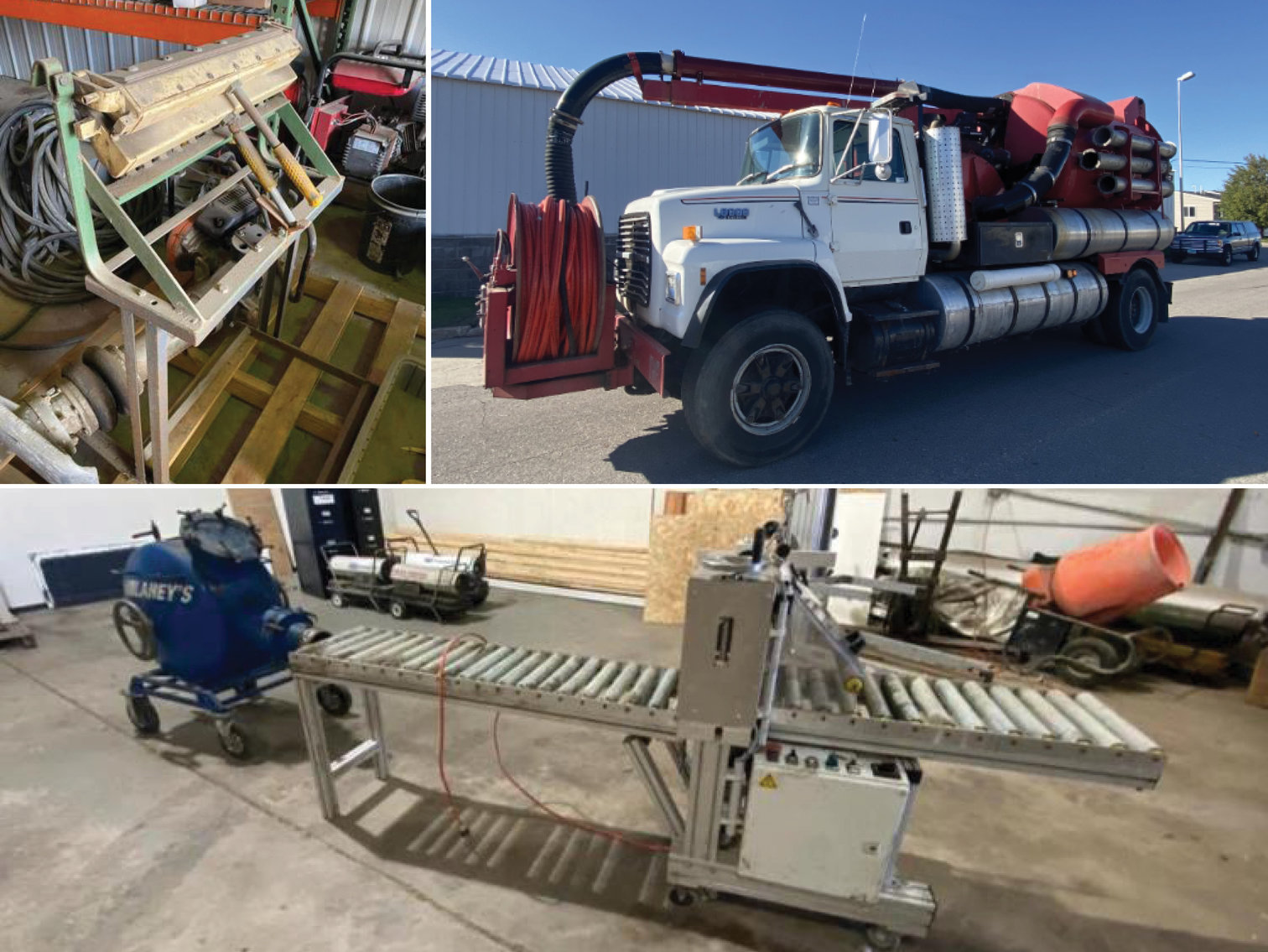 1993 Ford L800, Sewer Pipe Machine, Aluminum Break, Tools