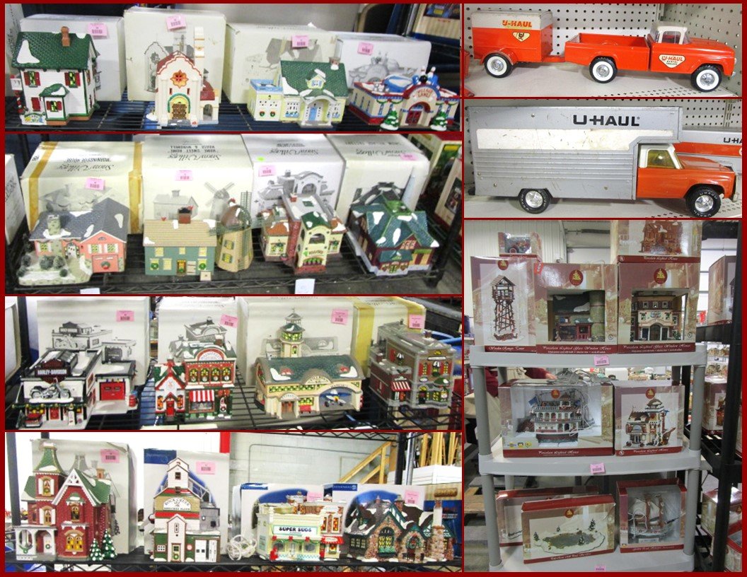 Image for Dept 56, Jewelry, Coins, Tonkas and Christmas Collectibles (pink tag)