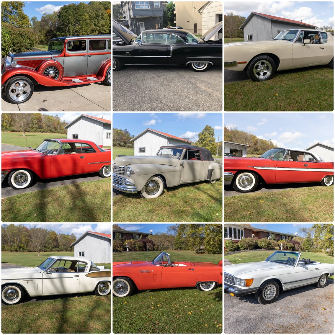 Shinnston, WV Antique & Classic Cars! ’33 Studebaker, ’48 Lincoln