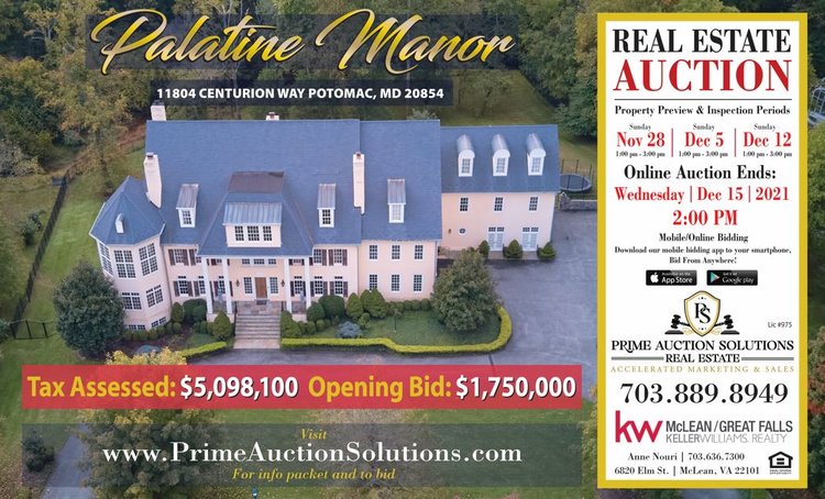 Image for Potomac REAL ESTATE Online Auction, Palatine Manor