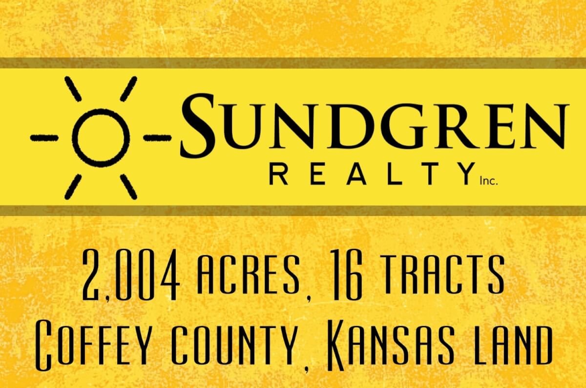 2004+- Acres Coffey County, Kansas Land Auction Selling In 16 Tracts