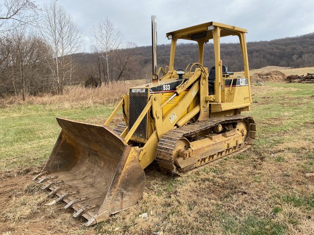 Image for John Deere Farm Machinery, Caterpillar 933 Traxcavator, Farm Supplies, Tools
