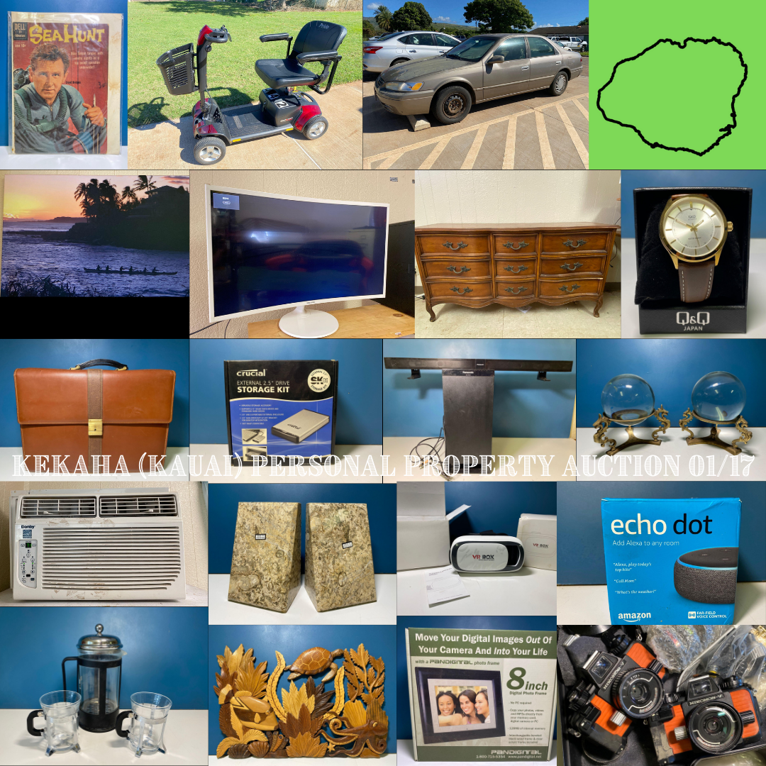 Image for Kekaha (KAUAI) Personal Property Auction 01/17