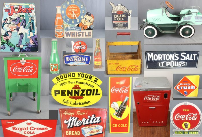 Image for Bet You Can't Bid Just Once - Signs, Collectibles, Antiques and More