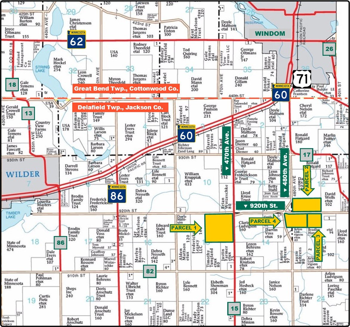Image for Closed - Jackson Co., MN - 344.00 Ac., m/l (190-0077)