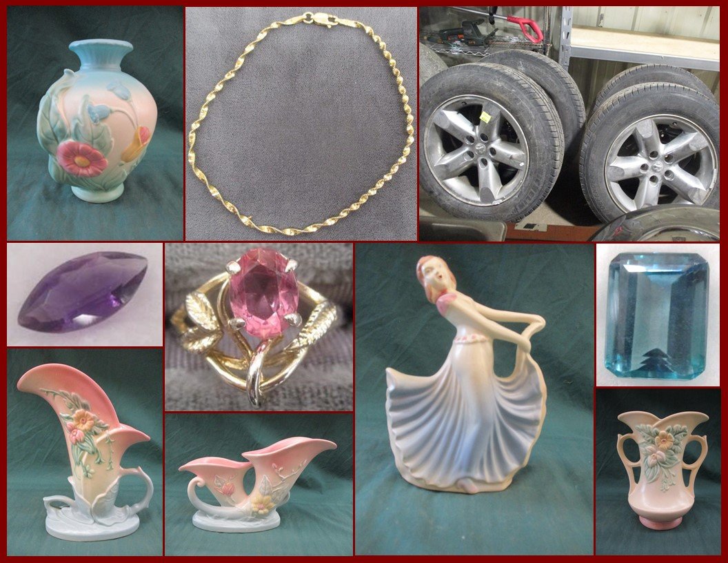 Image for Sterling Silver, Hull Pottery, Tires and Household (yellow tag)