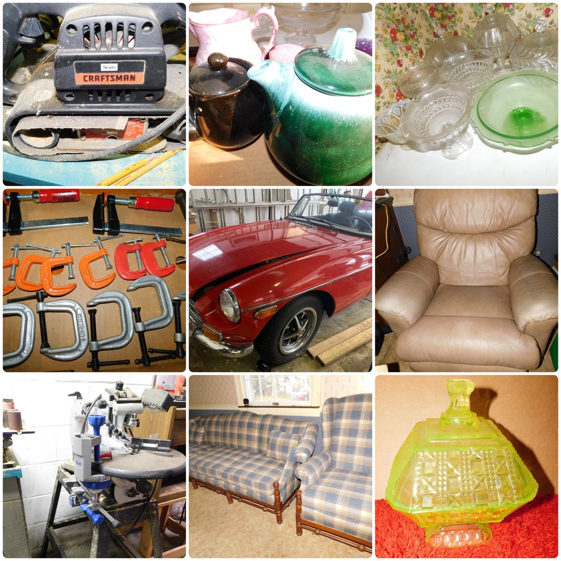 Fairmont, WV ’73 MGB, Tools, Pyrex, Household Items, and More!