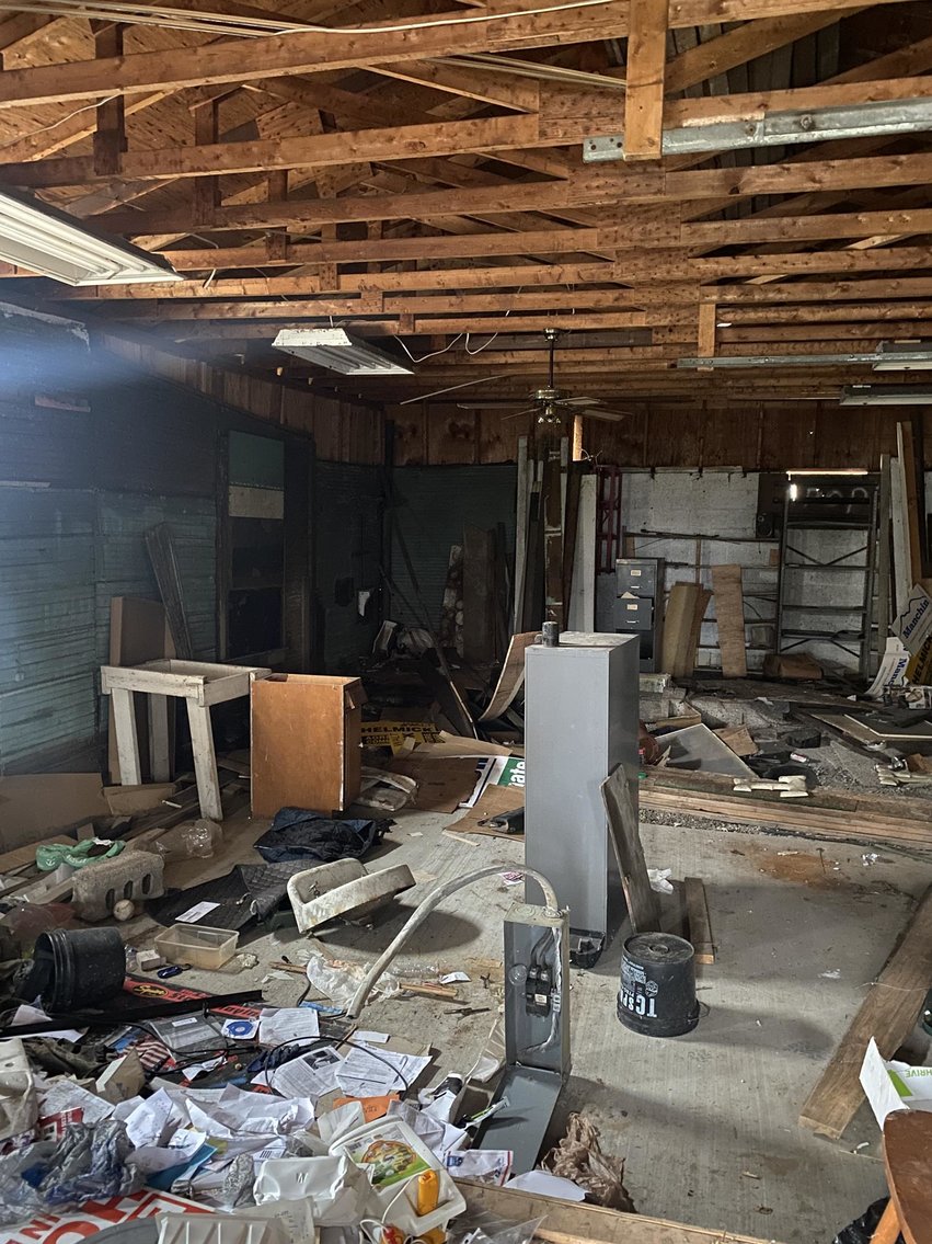 SOLD Garage on Large Corner Lot Selling to the Highest Bidder