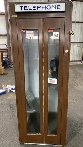 Image for Telephone Booth, Knives, Butter Molds, Head Vase Dolls, Collectibles, Glassware