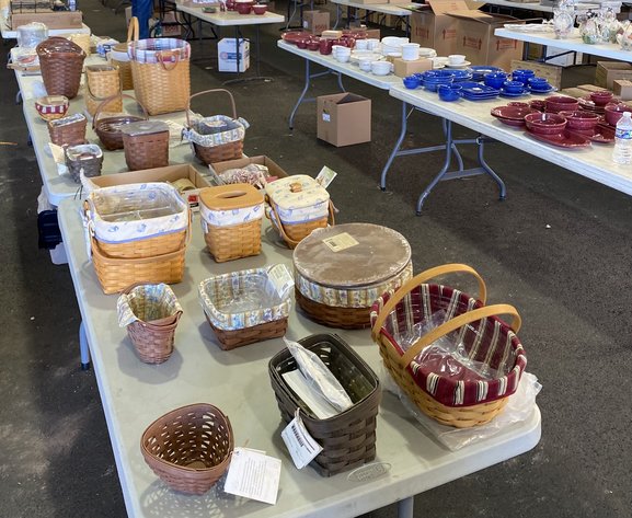 Image for Longaberger Baskets, Longaberger Pottery, Scrapbook Material, Art Supplies, Jim Shore Figurines