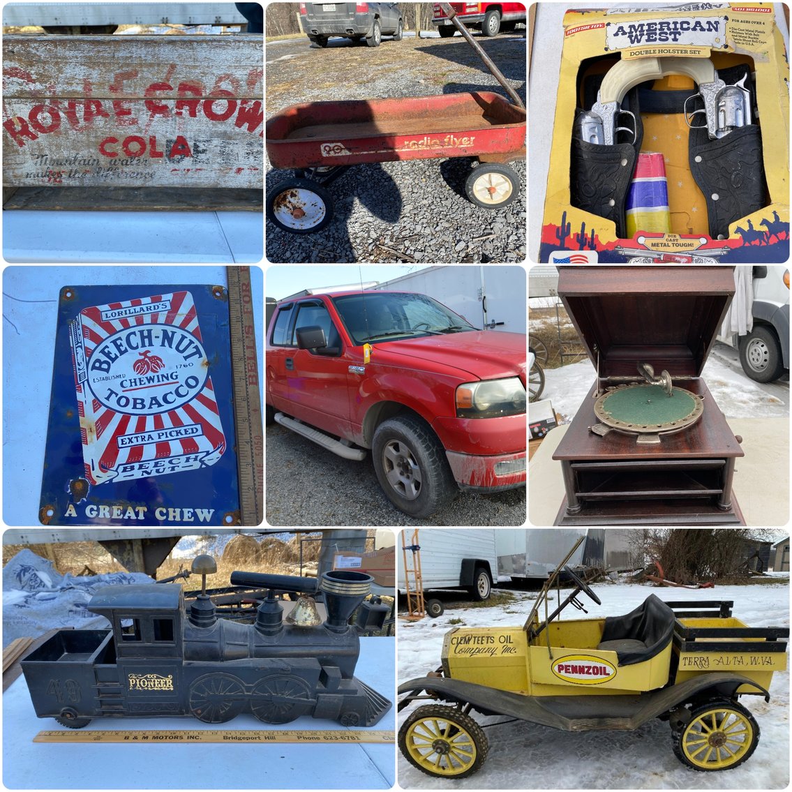 Shinnston, WV Antique Toys, Signs, and Collectibles, and More!