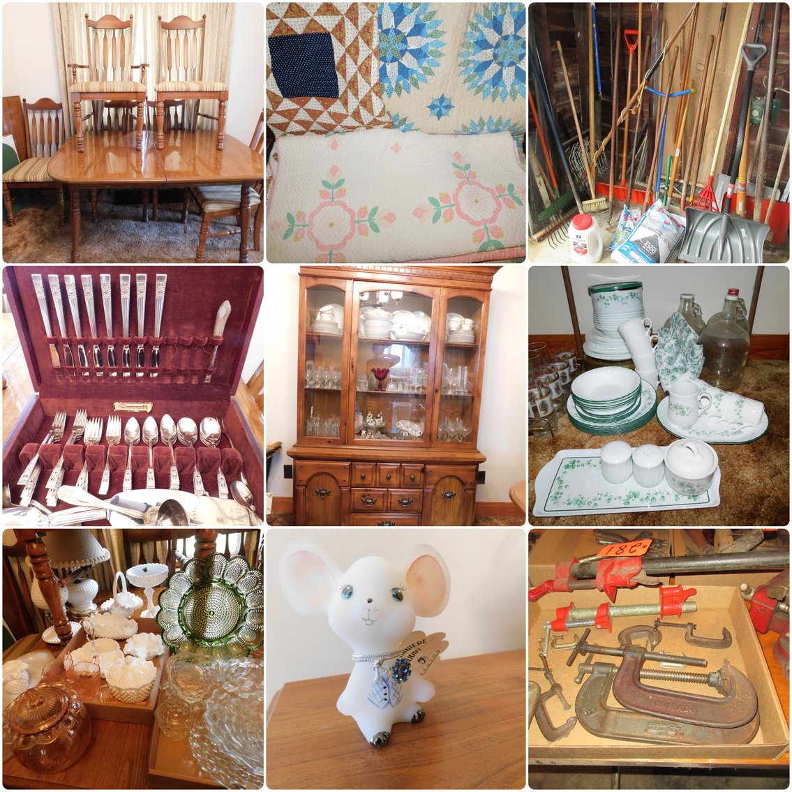 Carmichaels, PA Virginia Kerr Estate Home Furnishings, Glassware