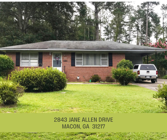 Image for LIVE AUCTION - 2843 Jane Allen Drive, Macon, Georgia  31217