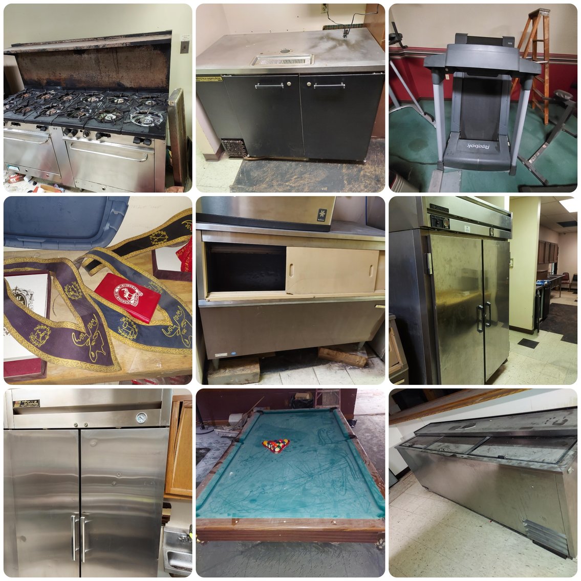 Image for Nitro, WV – Contents of the Former Moose Lodge: Restaurant Equipment, Gym Equipment, and more!