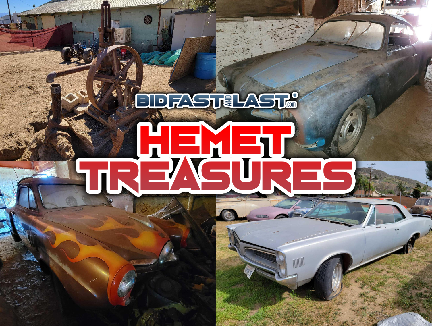 Image for Bid Fast and Last's Hemet Treasures Event