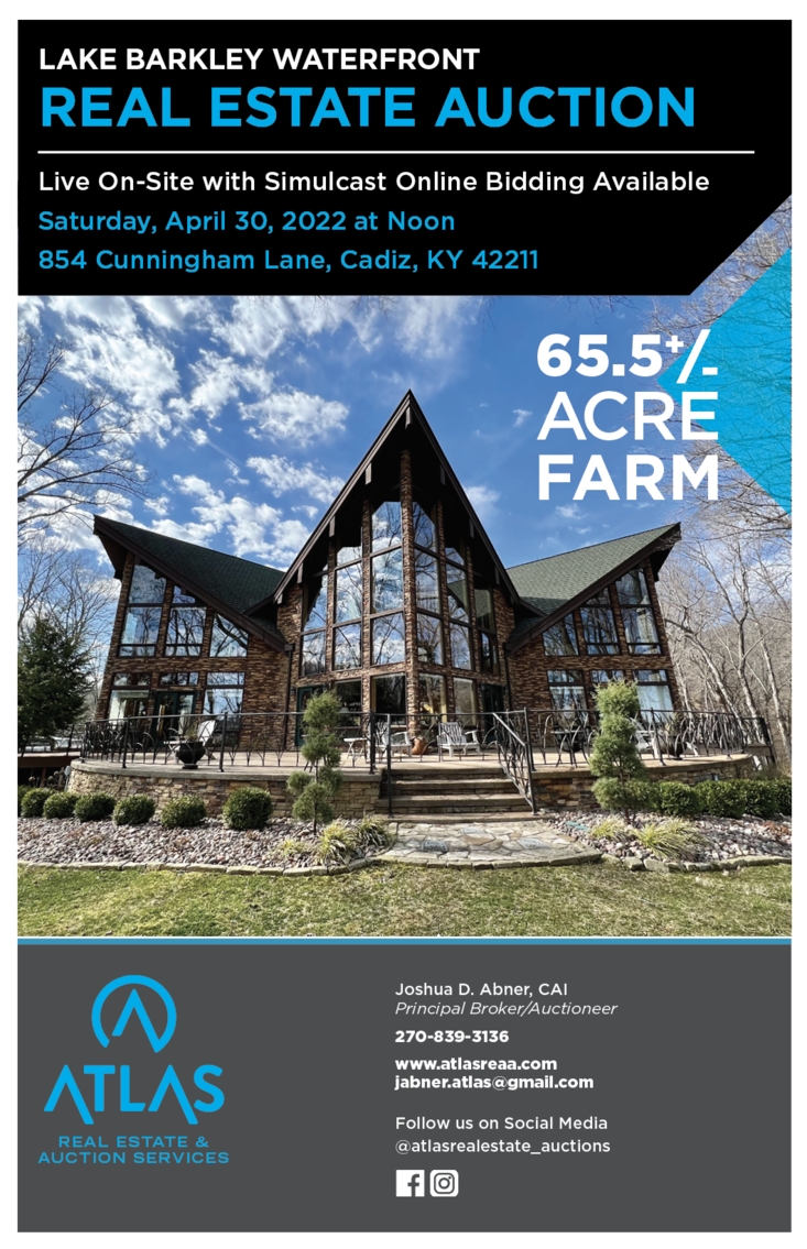 Image for EXQUISITE 65+/ ACRE WATERFRONT LAKE BARKLEY FARM