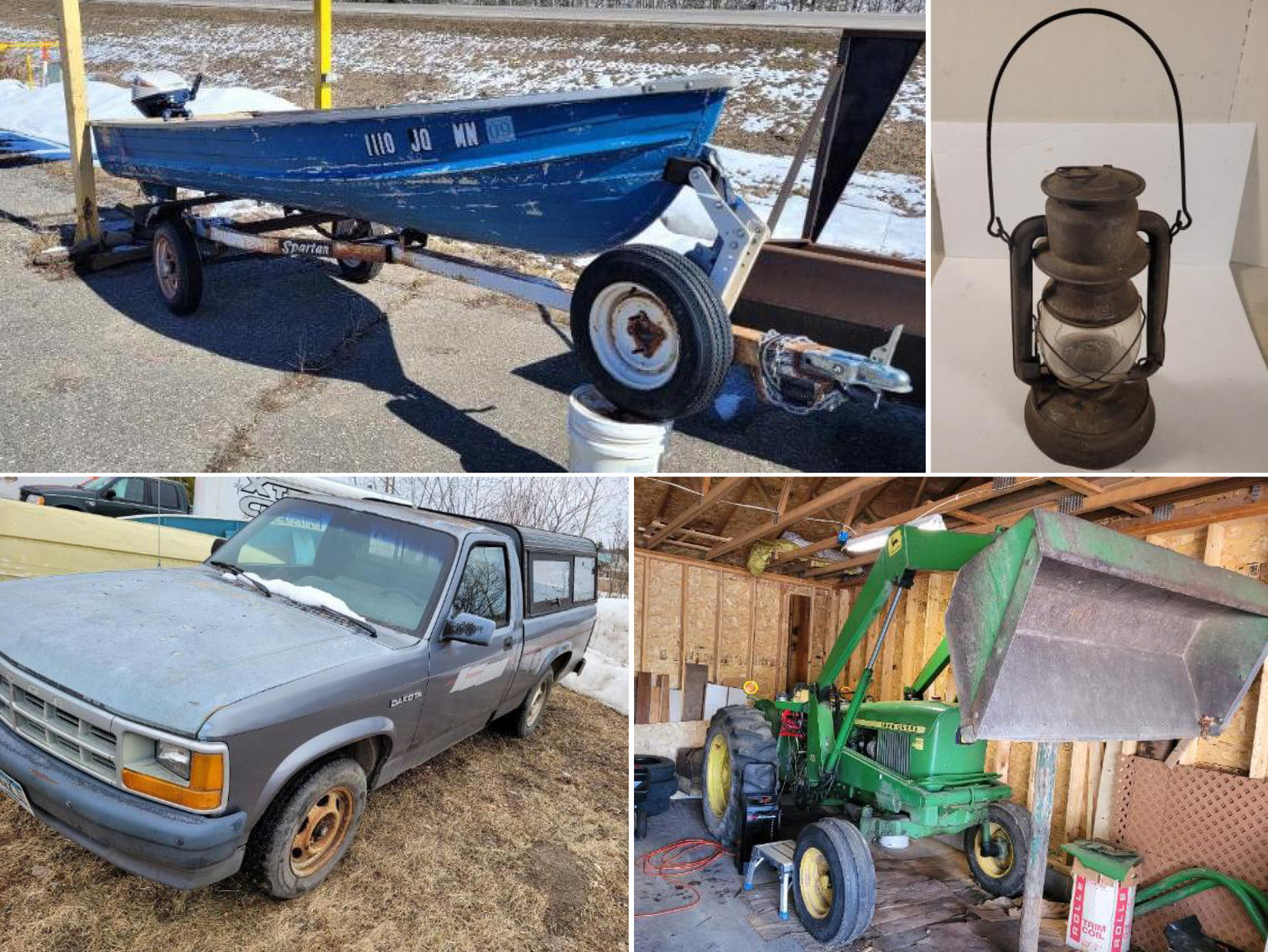 John Deere Tractor, Pick Ups, Boat and More! Walker, MN