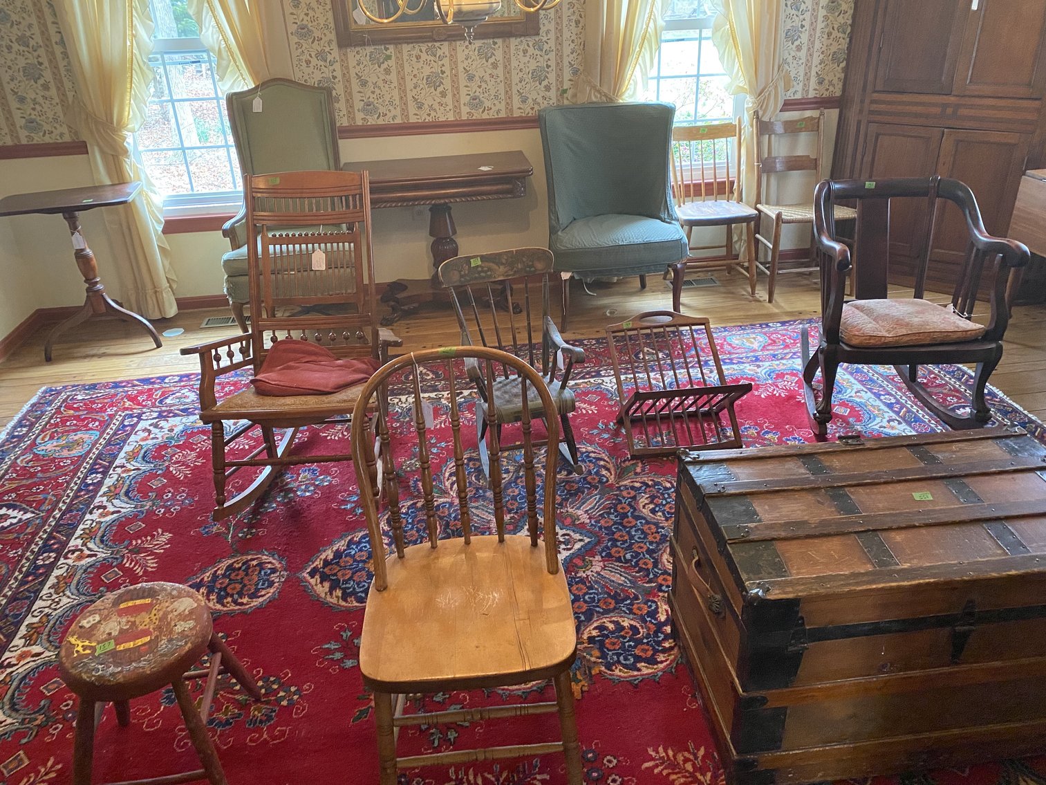 Image for J.E.B. Stuart Bed, Blue Ridge Pottery, Folk Art, Antique Furniture