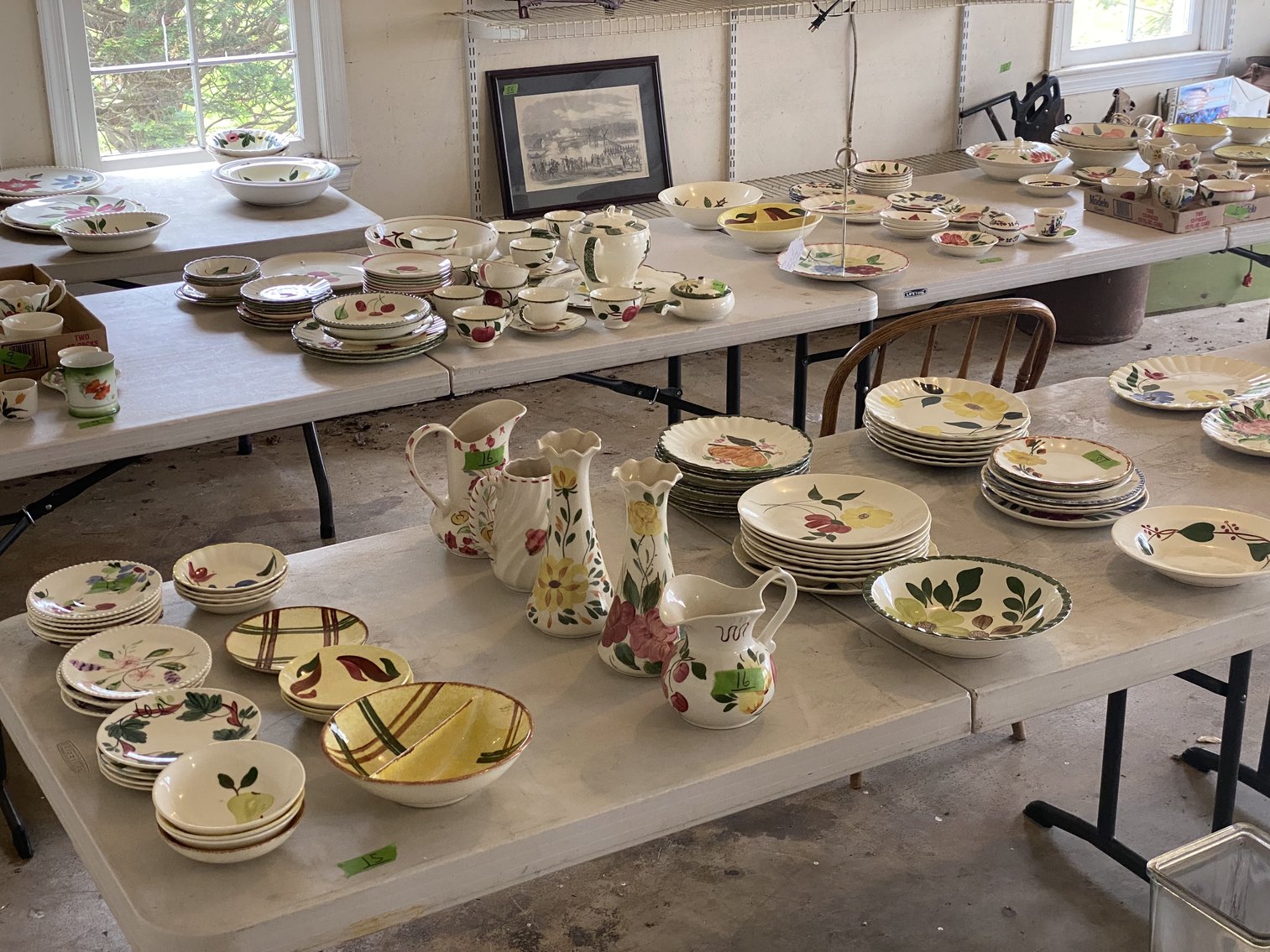 Image for J.E.B. Stuart Bed, Blue Ridge Pottery, Folk Art, Antique Furniture