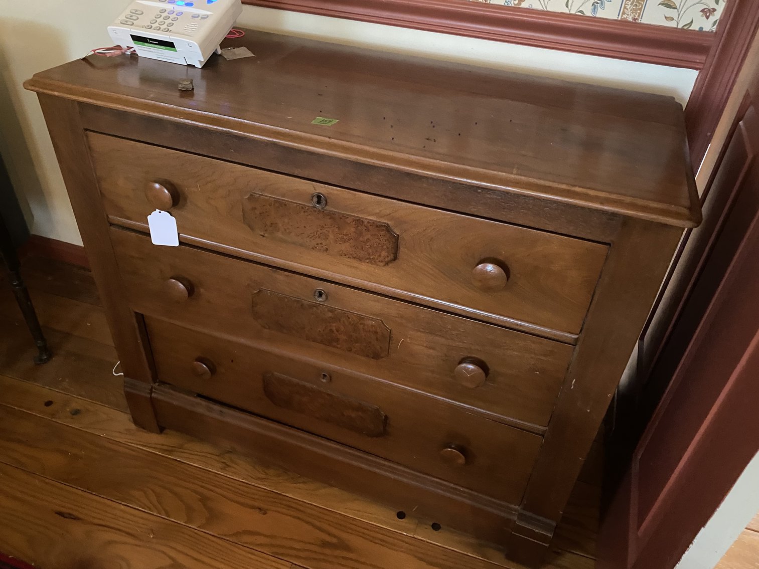 Image for J.E.B. Stuart Bed, Blue Ridge Pottery, Folk Art, Antique Furniture