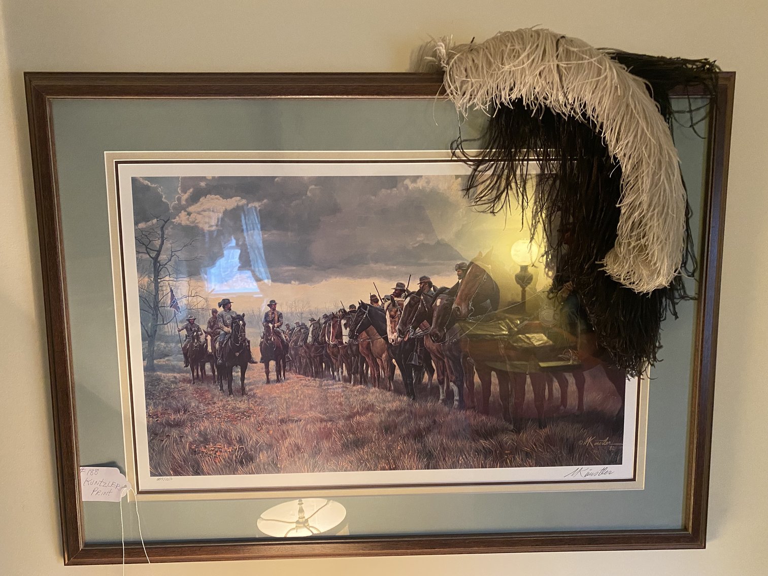 Image for J.E.B. Stuart Bed, Blue Ridge Pottery, Folk Art, Antique Furniture