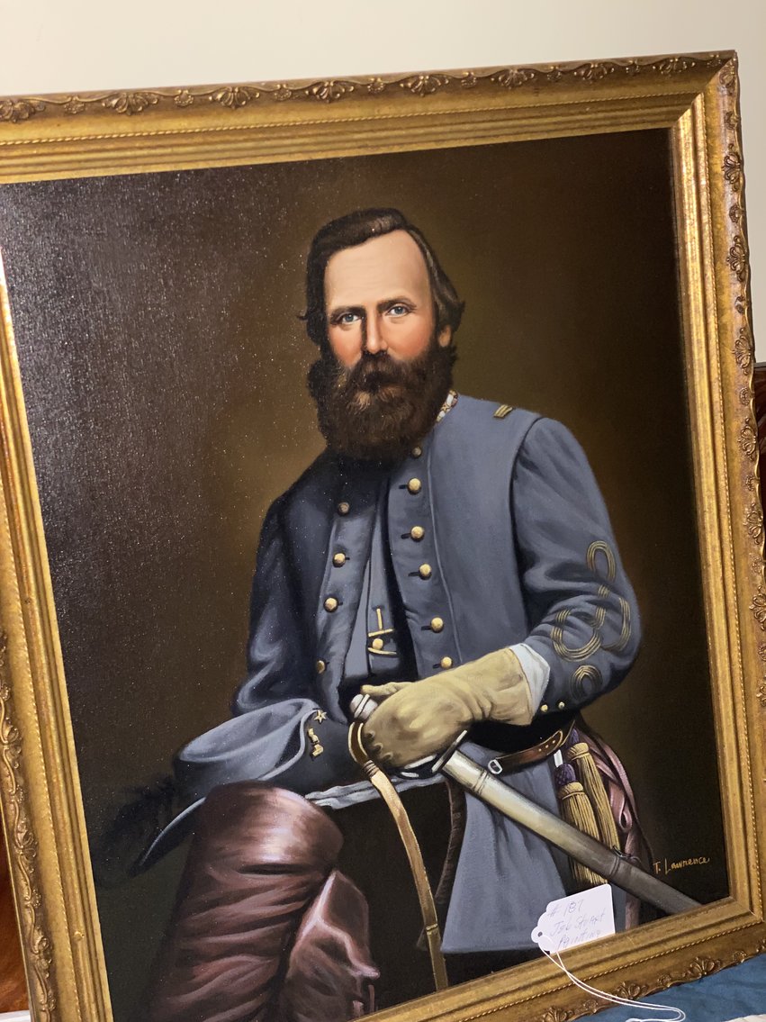 Image for J.E.B. Stuart Bed, Blue Ridge Pottery, Folk Art, Antique Furniture