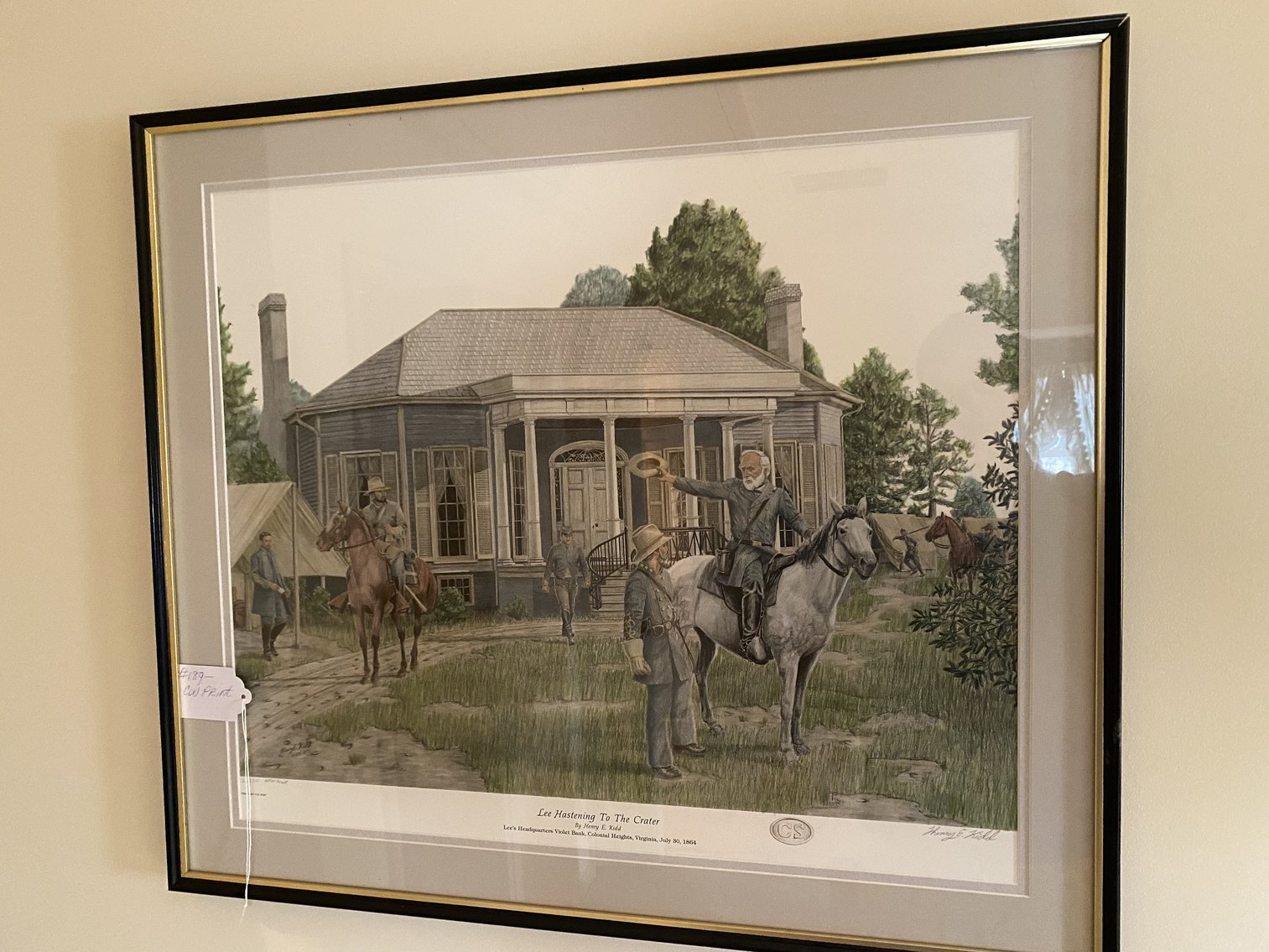 Image for J.E.B. Stuart Bed, Blue Ridge Pottery, Folk Art, Antique Furniture