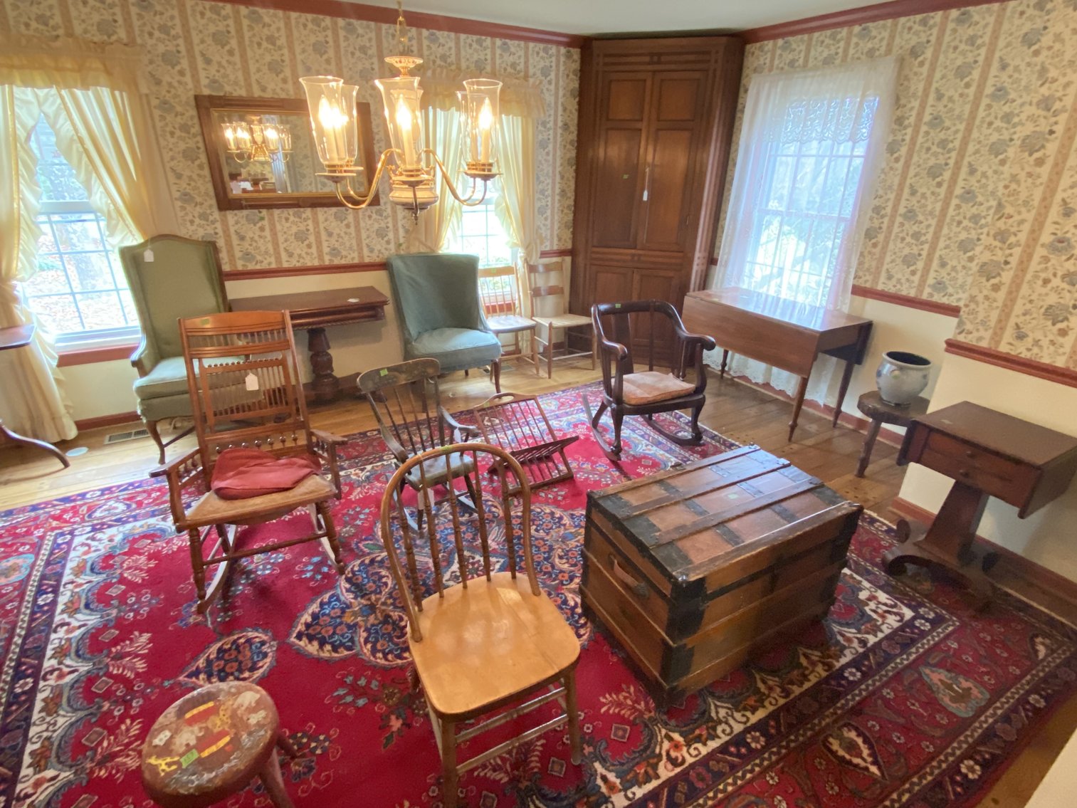 Image for J.E.B. Stuart Bed, Blue Ridge Pottery, Folk Art, Antique Furniture