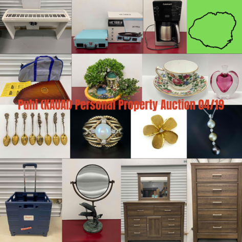 Image for Puhi (KAUAI) Personal Property Auction 04/19