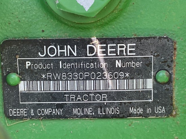 Image for 2008 John Deere 8330 Tractor