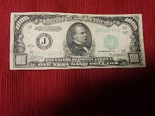 Image for Fairmont, WV – Online Estate Auction: $1000 Bill! Coins, furniture, gold & silver jewelry, décor, and more!