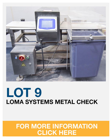 Image for Food Manufacturing & Packaging Equipment Auction