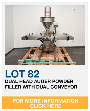 Image for Food Manufacturing & Packaging Equipment Auction