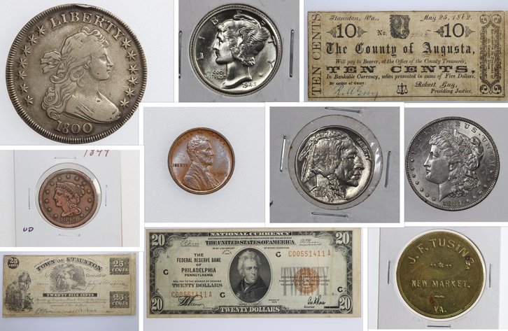 Image for Coin, Currency, and Tokens Auction