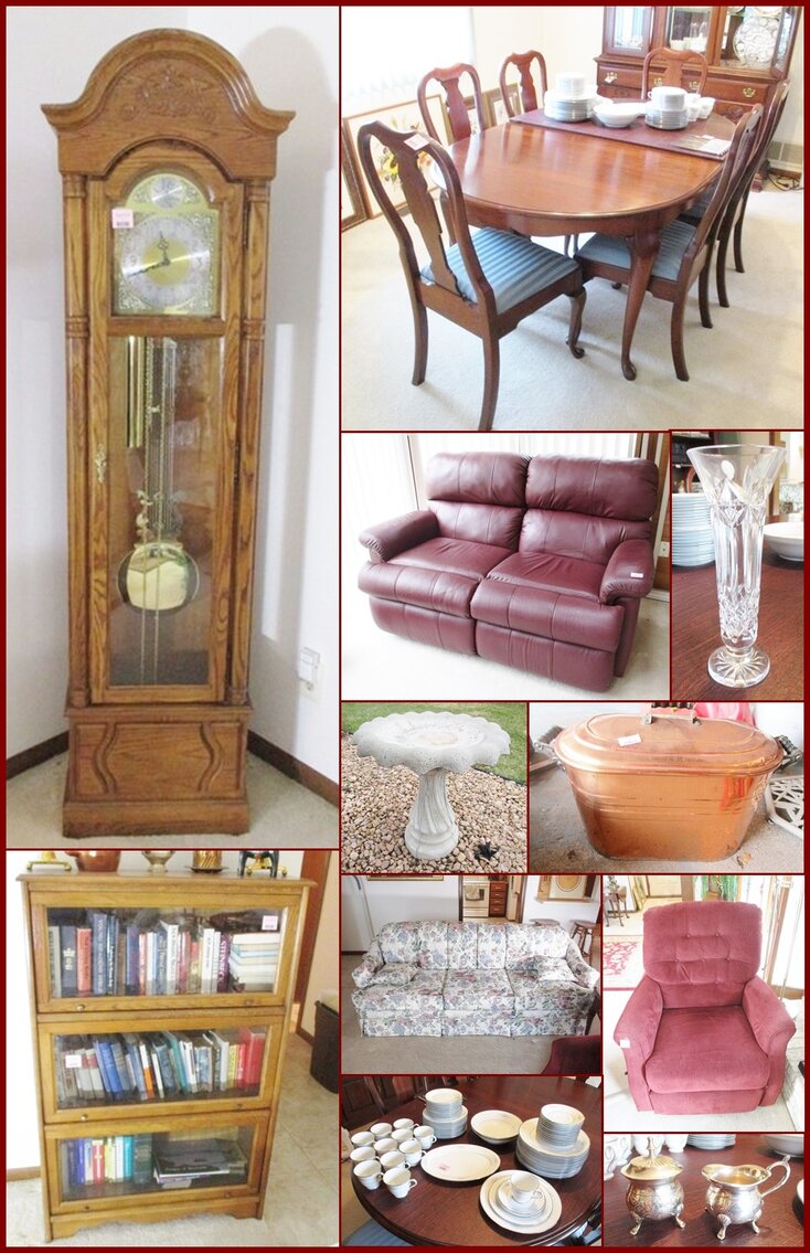 Image for Grandfather Clock, Furniture, Household and Tools Online Only